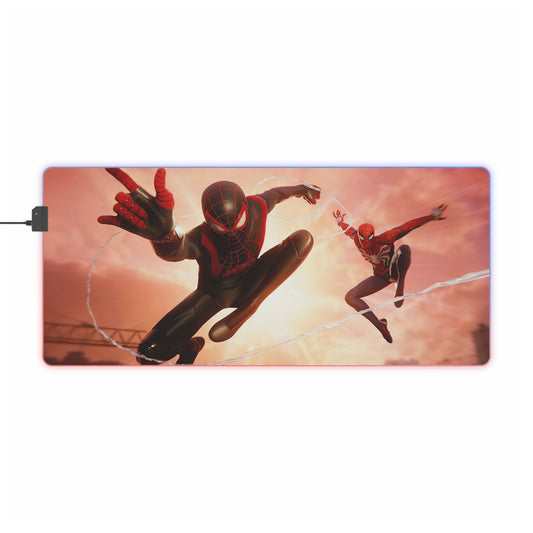 Marvel's Spider-Man: Miles Morales RGB LED Mouse Pad (Desk Mat)