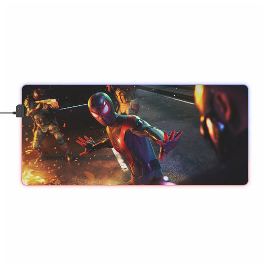 Marvel's-Spider-Man: Miles Morales RGB LED Mouse Pad (Desk Mat)
