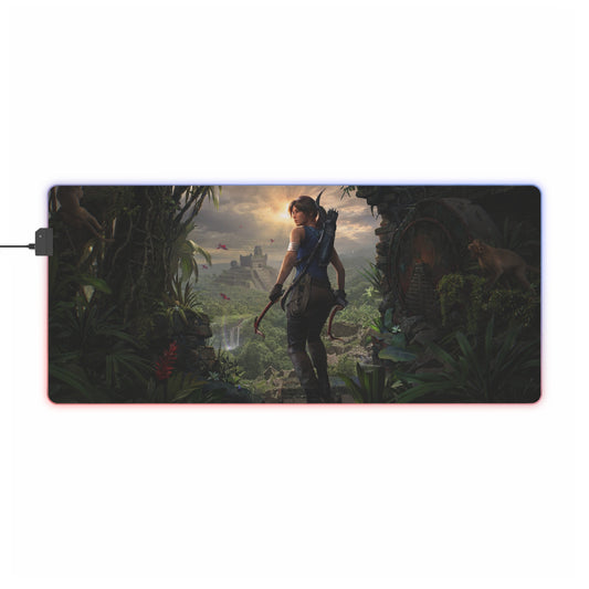 Shadow of the Tomb Raider RGB LED Mouse Pad (Desk Mat)