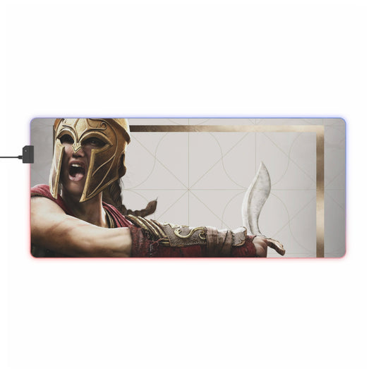 Assassin's Creed Odyssey RGB LED Mouse Pad (Desk Mat)