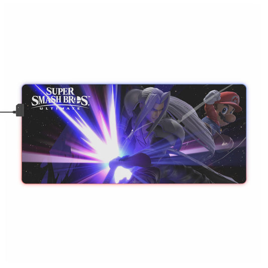 Sephiroth in Smash RGB LED Mouse Pad (Desk Mat)