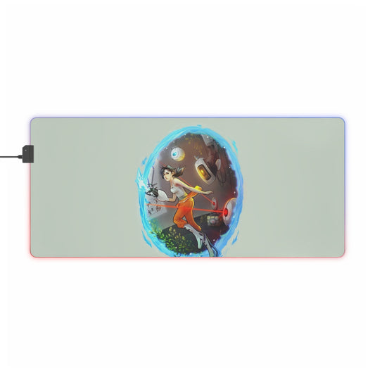 Portal 2 RGB LED Mouse Pad (Desk Mat)