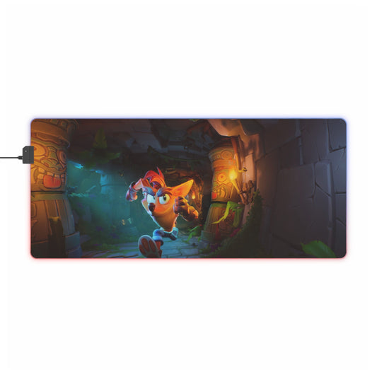 Crash Bandicoot 4: It's About Time RGB LED Mouse Pad (Desk Mat)