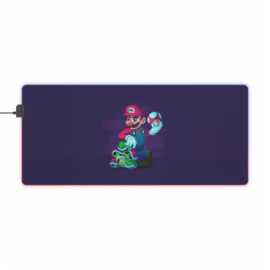 Mario RGB LED Mouse Pad (Desk Mat)