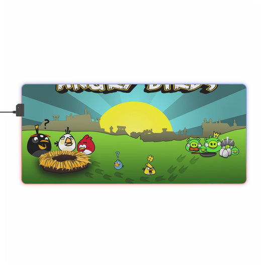 Angry Birds RGB LED Mouse Pad (Desk Mat)