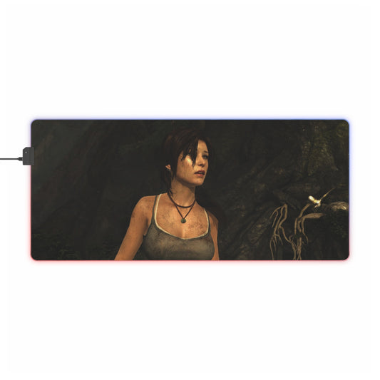 Tomb Raider RGB LED Mouse Pad (Desk Mat)