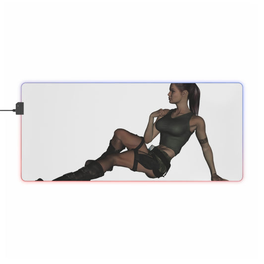 Tomb Raider RGB LED Mouse Pad (Desk Mat)