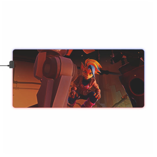 Crash Bandicoot 4 It's About Time Tawna RGB LED Mouse Pad (Desk Mat)