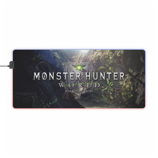 Monster Hunter: World RGB LED Mouse Pad (Desk Mat)