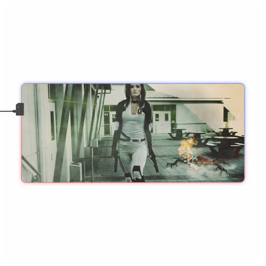 Miranda Lawson from Mass Effect RGB LED Mouse Pad (Desk Mat)