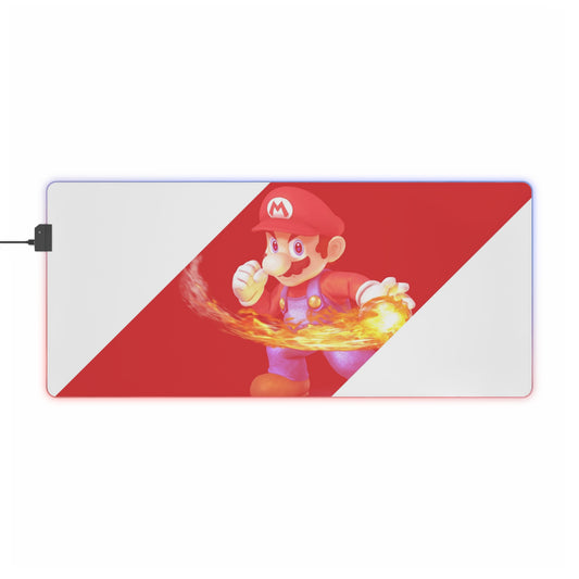SSB4 - Mario RGB LED Mouse Pad (Desk Mat)